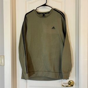 Adidas Primegreen Crewneck Sweatshirt Men’s XL Olive Green Pullover